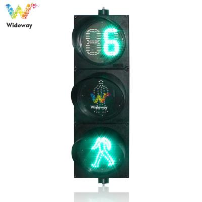 China Waterproof 300mm traffic pedestrian led light with countdown timer traffic light remote control for sale