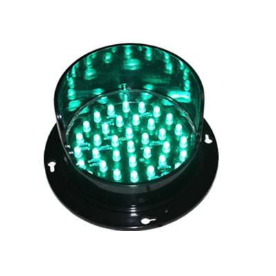 China Replacement PC 100mm Green LED Fresnel Traffic Light Module For LED Traffic Lights for sale