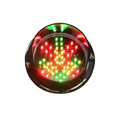 China Factory 10 Years PC Customized DC12V 125mm Red Cross Green Arrow Traffic Light Module for sale