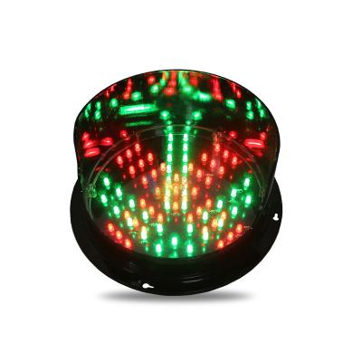 China Waterproof DC12V/24V 200mm Red Cross Green Arrow Signal Module Led Traffic Light for sale