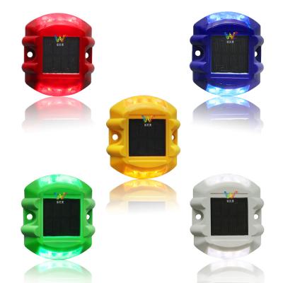 China IP68 Plastic Modern Outdoor Waterproof Park Road LED Solar Garden Road Stud Light for sale