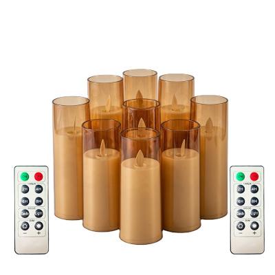 China Flameless flicker flameless candles led candle set, indoor candles with lights set, battery candles led flameless flicker candles for sale