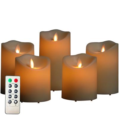 China 3.25in Flameless Flicker Flameless Led Candle Wholesale Christmas Outdoor Waterproof Lights Battery Remote Control Flicker Led Candle for sale