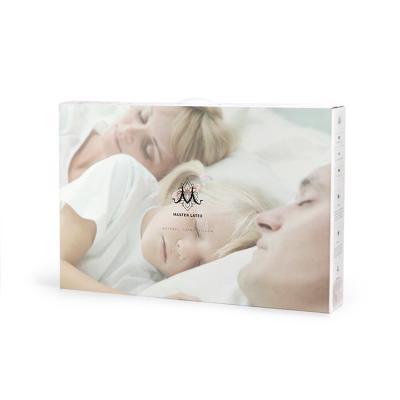 China Recyclable Factory custom pillow box Luxury white corrugated box quilt sheet paper gift box for sale