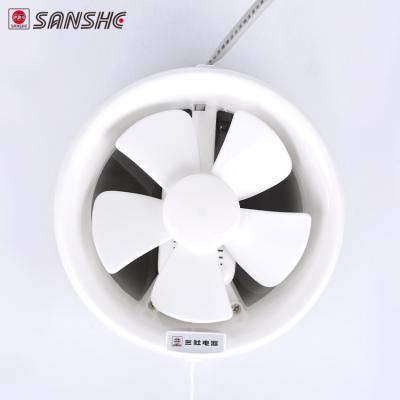 China Hot Selling Sanshe Hotel ABS Full Plastics Glass Window Luxury AC Air Cooling Export Style Plastic Ventilation Fan for sale