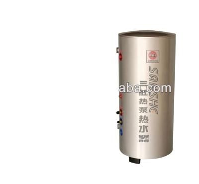 China SANSHE 100L-500L Hotel Water Tank Heat Pump Water Heater Wall Mounted Air Source Heat Pump for sale