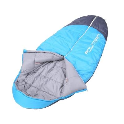 China OEM Oxford Beer Barrel Camping Sleeping Bag Baggy Winter Use Mum Logo Egg Shape Barrel Large Shape Outdoor Heavy Size 2.7kg 210x100cm for sale