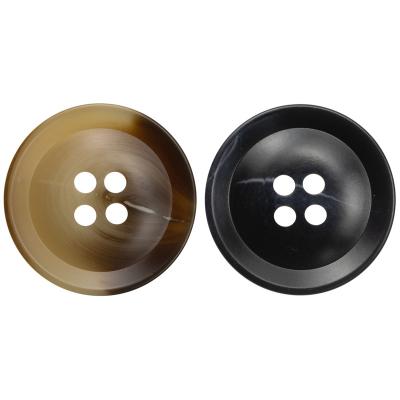 China Other Black Winter Button Polyester Large Sewing Accessories Wholesale Price Factory Khaki Black 25mm 28mm 30mm for sale