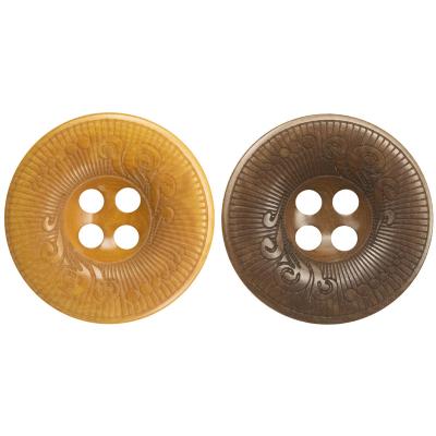 China Sustainable Laser Engraved Corozo Buttons Special Texture High Quality Wholesale Oriental Style Natural Material Button 15mm/18mm/20mm for sale