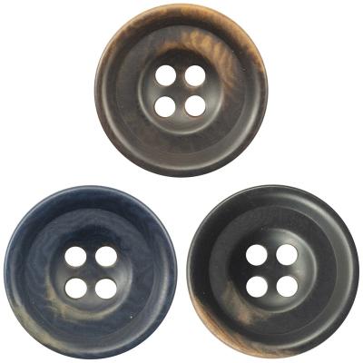 China Sustainable Scorched Effect Corozo Buttons Eco Material Sustainable High Quality Designer Sweater Knitwear Coffee Brown Blue Black for sale