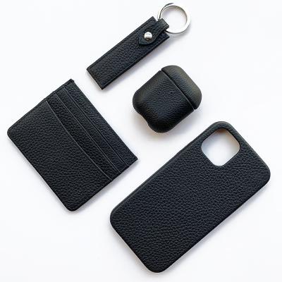 China Anti-fall brand luxury genuine pebble men business leather phone cover for iphone xr case for sale