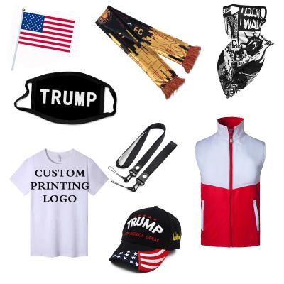 China Anti-wrinkle Wholesale Cheap Clothes Custom Election Campaign Supplies Plus Size Advertising Shirt Sublimation Polyester Election T-Shirt for sale