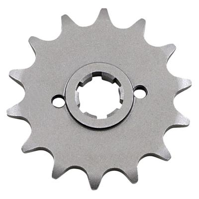 China 45# steel/A3 13T 14T steel 520 sprocket for Honda XR200 XR250 CB250 XLR200 XL350 for sale