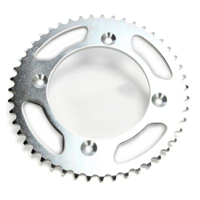 China 45# steel/A3 steel dirt bike 49-56T 420 sprocket for Honda CR80 CR85 CRF150R for sale