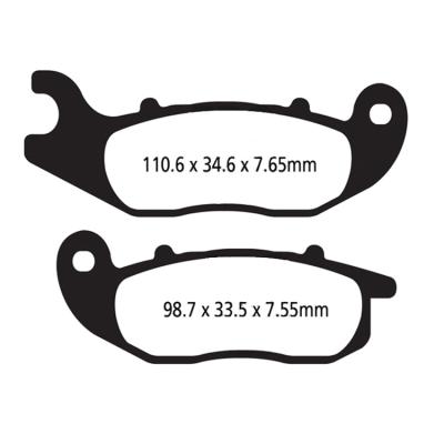 China FA693 Motorcycle Semi Metal Custom Metal Semi Brake Pads For Motorcycle for sale