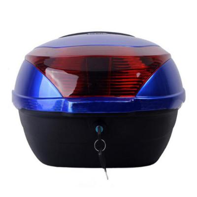 China Best Storage ABS 27L Motorcycle Tail Red Black Blue Box for sale