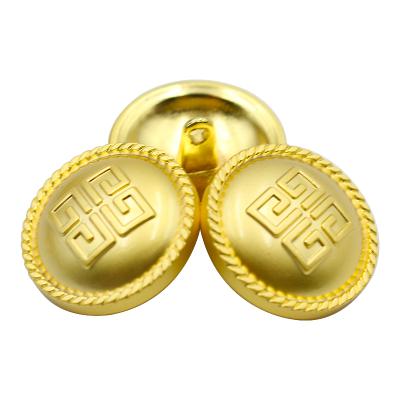 China Hot Sale Plating Dry Cleaning Clothes Button Round Snap Button Custom Logo Metal Engraved Snap Button for sale