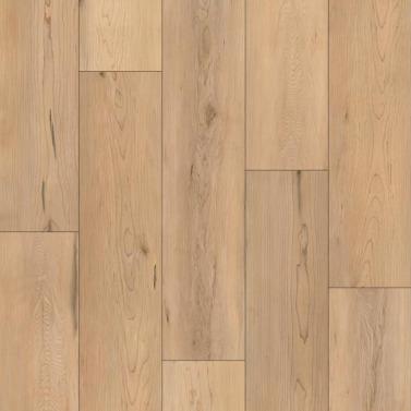 China Customer Needed Unilin Click Plank 8.0mm Thickness Vinyl WPC Wood Flooring With IXPE Underfoot Easy Installation No Noise Underfoot for sale