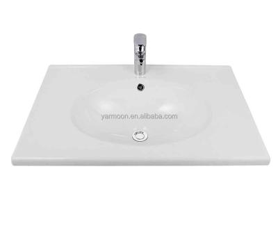 China Easy Clean Factory Made Durable Using Low Price Basin SMC The Wash Basins Fiberglass Bathroom Sink for sale