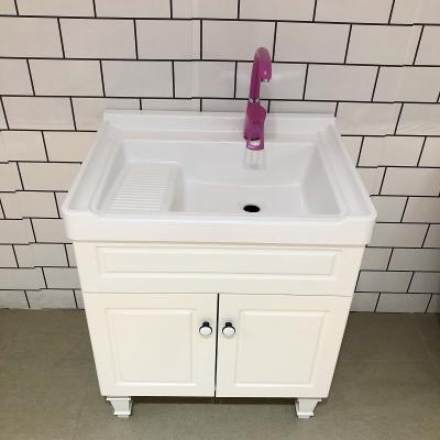 China SMC Manufacturer Easy Clean Bathroom Basin Single Bowl Basin Deep Sink For Laundry for sale