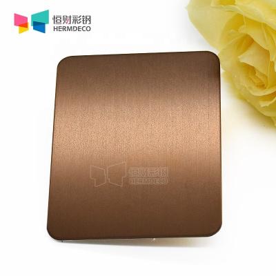 China Building SS201 j1 j2 j3 j4 cold rolled copper coated ss sheet backsplash 0.8mm bright annealed brushed stainless steel sheet for kitchen for sale