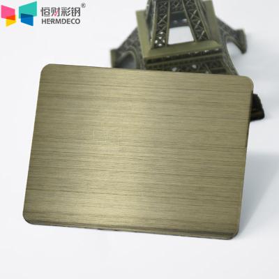 China Building Customize Factory Price Color Stainless Steel Sheet Decor Hairline Finish 304 Stainless Steel Sheet 5Mm for sale