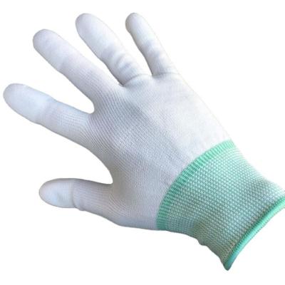 China Antistatic Glove Lightweight Led Conductive Nylon PU Fingertip Carbon Coated Industry Electronics Working Top Fit ESD Antistatic Gloves for sale