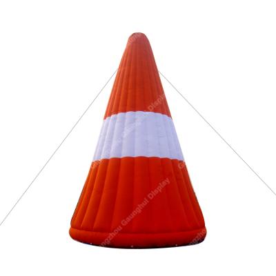 China Customized High Quality Durable/Waterproof/Fireproof Inflatable Traffic Cone Red Lantern Inflatable Tube For Advertising Celebration Inflatable Column for sale