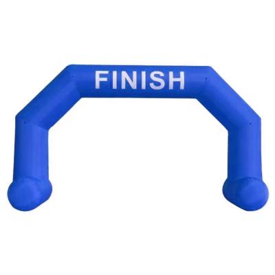 China Custom Printing Finish Line Durable/Waterproof/Flame Retardant Start Inflatable Race Entrance Arch For Outdoor Events for sale