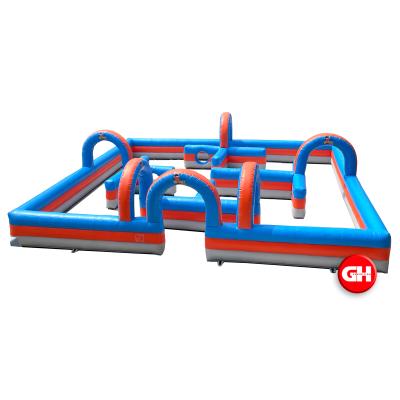 China Factory Price Durable/Waterproof/Fireproof Inflatable Maze Track Inflatable Go Kart Track Inflatable Race Track for sale