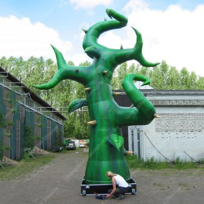 China Customized Large Inflatable Tree Durable/Waterproof/Fire Retardant For Outdoor Spine Tree Decoration Inflatable Halloween Decoration for sale