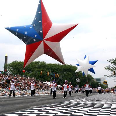 China Customized Durable/Waterproof/Fireproof USA American Flag Star Parade Balloons Patriotic Helium Inflatables Helium Balloon Parade Balloon for sale