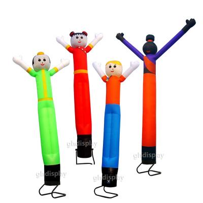 China Durable/Waterproof/Flame Retardant OEM Customized Inflatable Air Dancer Clown Advertising Inflatables Air Duct Wave Man Tube Display for sale