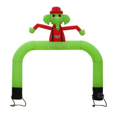 China OEM Air Duct Advertising Air Clown Inflatables Inflatable Wave Man Arch Durable/Waterproof/Fireproof Dancer Arch For Sale for sale