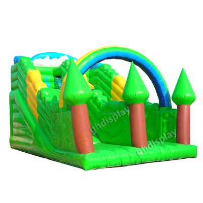 China Durable/Waterproof/Fireproof Backyard Commercial Inflatable Trampoline Jumping Air Castle Bouncer Bouncy Castle for sale