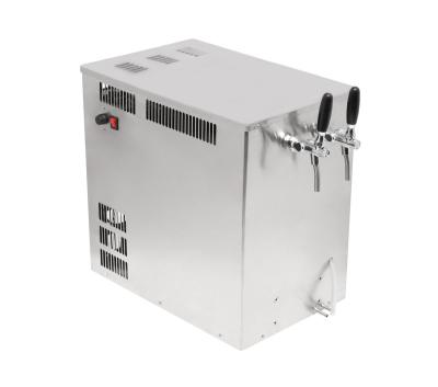 China Desktop Draft Beer Cooler with Double Taps or One Tap Beer Machine Cooler Dispenser 48*30*50cm for sale