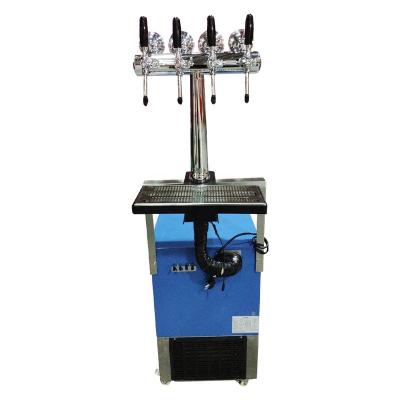 China Beer Kegerator Draft Beer Cooler Tower With Drip Tray For Beer Cooler Dispenser 47*47*80cm for sale