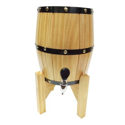 China Sustainable Wooden Beer Dispenser Tower for sale