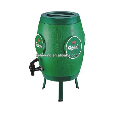 China SS304 Wood Dispenser + Beverage Dispenser Wooden Beer Barrel Beverage Dispenser for sale