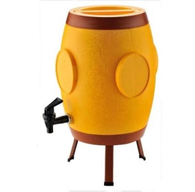 China Good Quality Custom Logo 3L Beer Dispenser Keg Plastic Beer Kegs For Bar Oval for sale