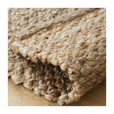 China Jute Blankets Washable Jute Carpets Handmade for sale