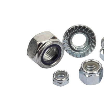 China Wholesale Heavy Industry Custom High Quality Stainless Steel Nylon Hex Nuts for sale