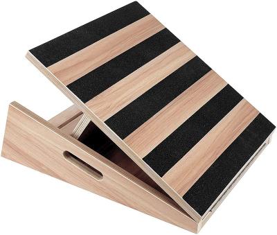 China Eco - Friendly Professional Wooden Slant Board Adjustable Slant Board And Calf Stretch Board for sale