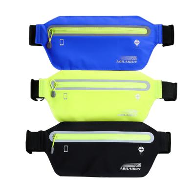 China Pocket Friendly Outdoor Organizer Water Proof Skin Travel Belt Bag Women Waterproof Running Sports Fanny Pack Waist Bags for sale