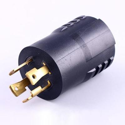 China Manufacturer Base L14-30 30-Amp Commercial Male To Female 30-Amp Rv Generator Power Adapter Plug for sale