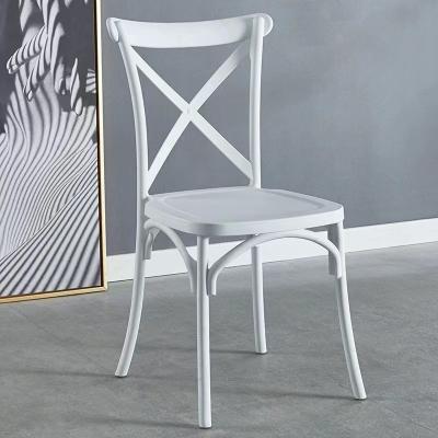 China Pub Medieval White Plastic Dining Chairs Adjustable Plastic Restaurant Chairs for sale