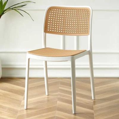 China Hole Back Polypropylene Dining Chairs Restaurant Modern Dining Chairs Plastic for sale