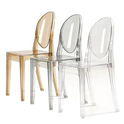 Chine Chaises Chiavari transparentes en polypropylène Champagne Chaises Chiavari acryliques transparentes à vendre