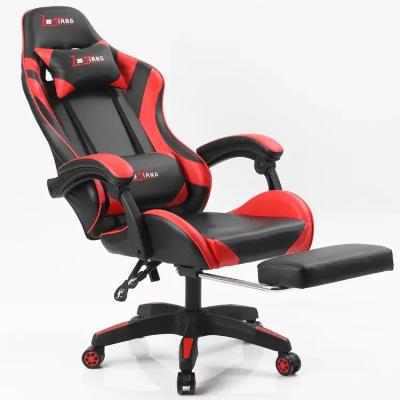 China Synthetic Leather Racing Computer Chair 2cm Sponge Racing Desk Chair for sale