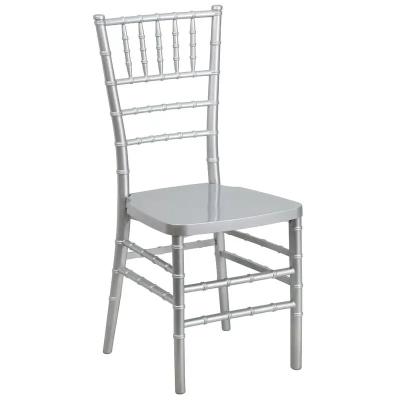 China Wit Plastic Chiavari Stoelen Moderne banketstoelen Hotelmeubilair Te koop